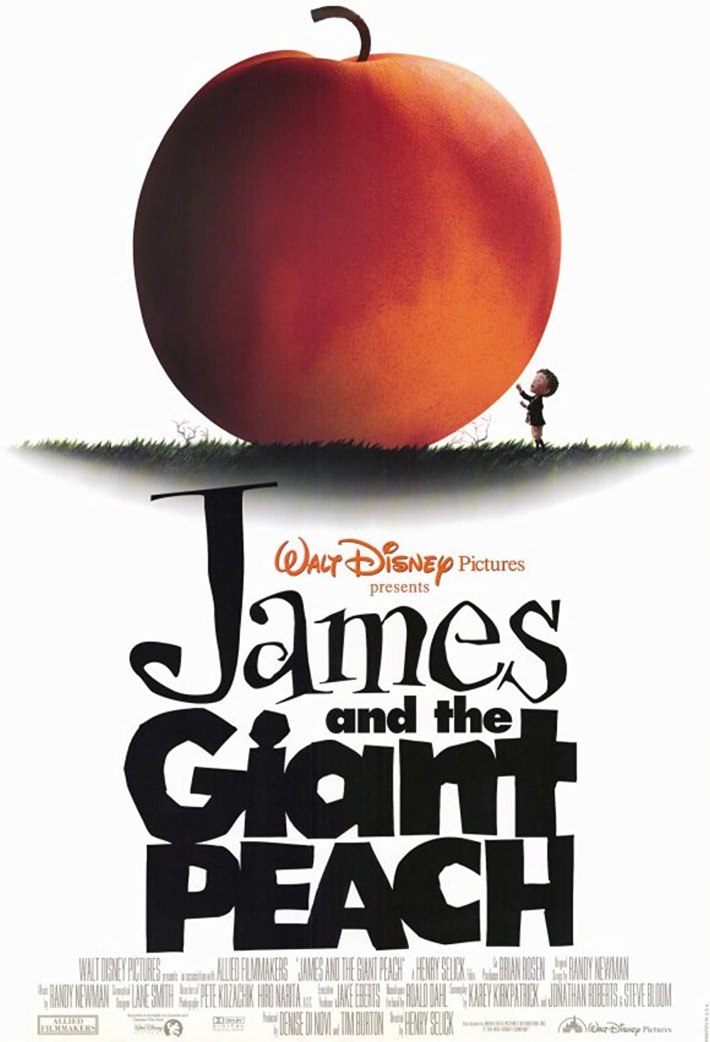 ดูหนังออนไลน์ฟรี James And The Giant Peach (1996) เจมส์กับลูกพีชยักษ์มหัศจรรย์ (ซับไทย)